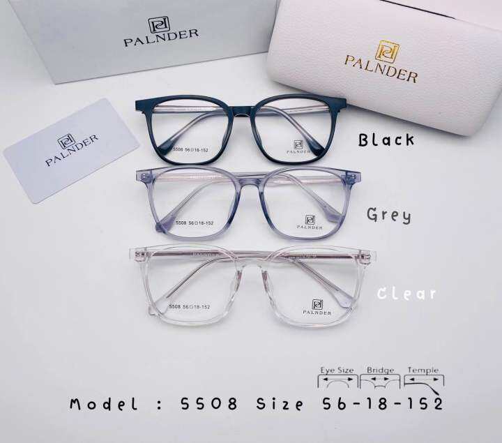 กรอบแว่น-acetate-แบรนด์-palnder-รุ่น-5508-พร้อมเลนส์กรองแสง-blueblock