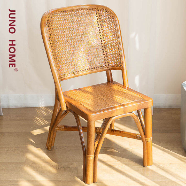 Small Rattan Chair Natural Real Rattan Chair Rattan Small Chair Dining ...