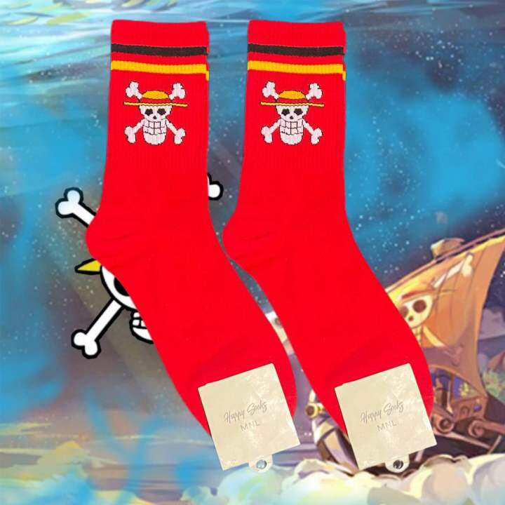 Onepiece Red Pirate Iconic Socks Lazada PH