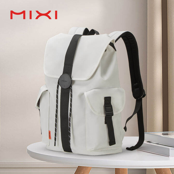 Mixi Waterresistant Travel Backpack Unisex Clamshell Antitheft