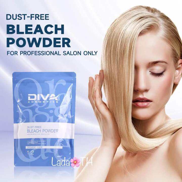 🌈ผงฟอกผมดีว่า 🌸DIVA Bleach Powder ปริมาณ 500 กรัม Lazada.co.th