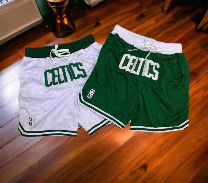 Boston Celtics High Quality NBA Basketball Shorts Above the knee