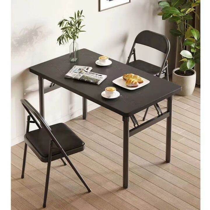 Foldable Dining Table 80*50*75cm No Installation Required Folding Table