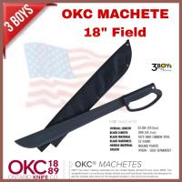 มีด MACHETE ONTARIO 18 นิ้ว รุ่นมีการ์ด มีดเดินป่าคู่ตัวของทหารอเมริกา พร้อมปลอกผ้าสีดำ MADE IN U.S.A.