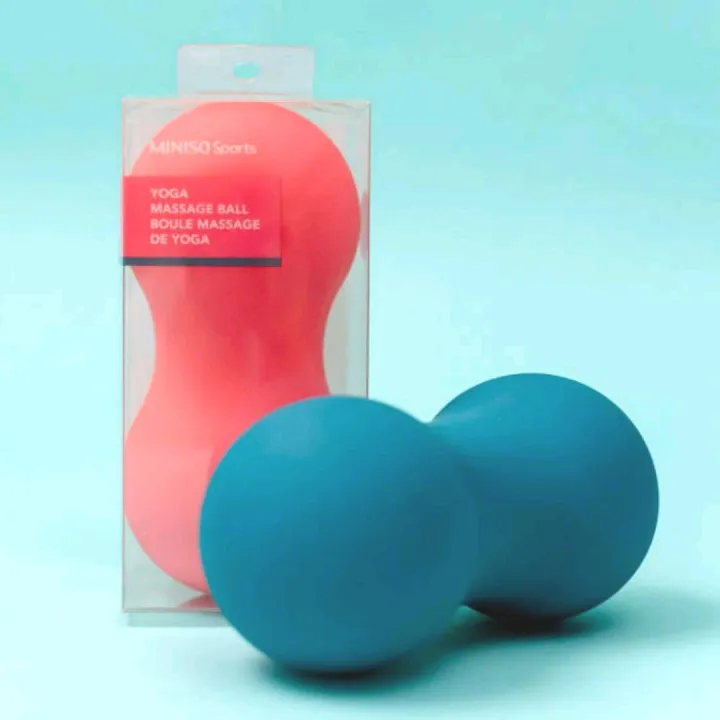 YOGA MASSAGE BALL,CORAL RED by Miniso Lazada PH