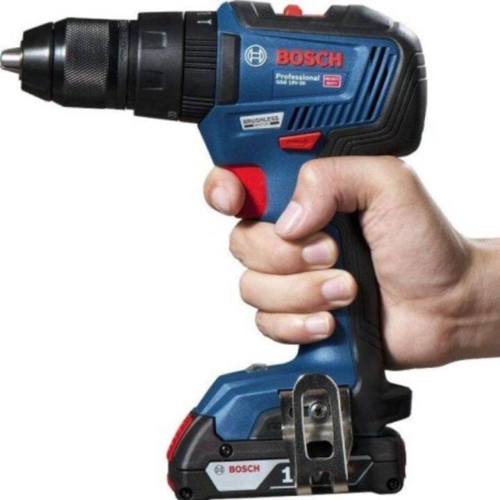 Cordless Drill Bosch GSB 18-50 Pro Mesin Bor Baterai Charger 18 Volt ...