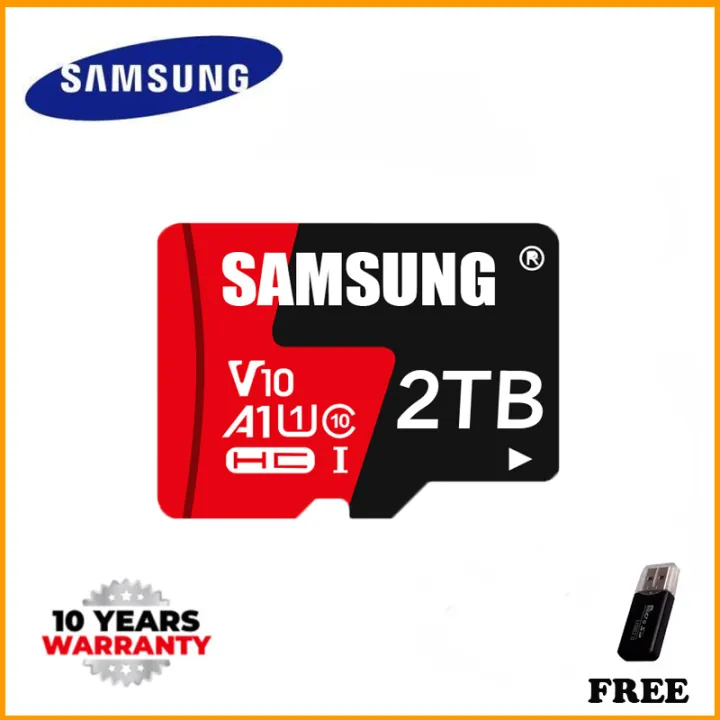Samsung Memory Card 100 Original (ฟรี Card Reader) (จัดส่งฟรี) V10