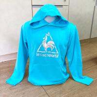 เสื้อฮู้ด(Sweat Hoodie) Le Coq Sportif          สี SPM(สีฟ้า) No. QMMPJF41K ของเเท้ 100%          รายละเอียดอยู่ด้านล่าง