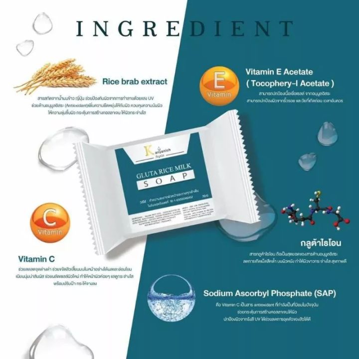 kanyanich-สบู่กลูต้าน้ำนมข้าวญี่ปุ่น-กัญณิช