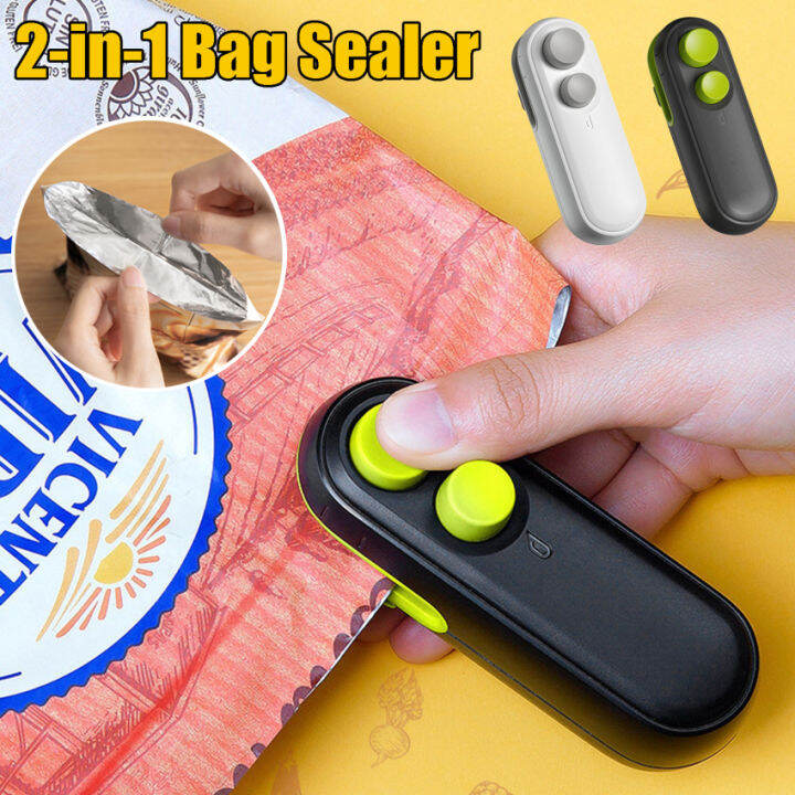 Rechargeable Portable Bag Resealer Sealing Machine 1Pc Chip Bag Sealer Handheld Bag Heat Vacuum