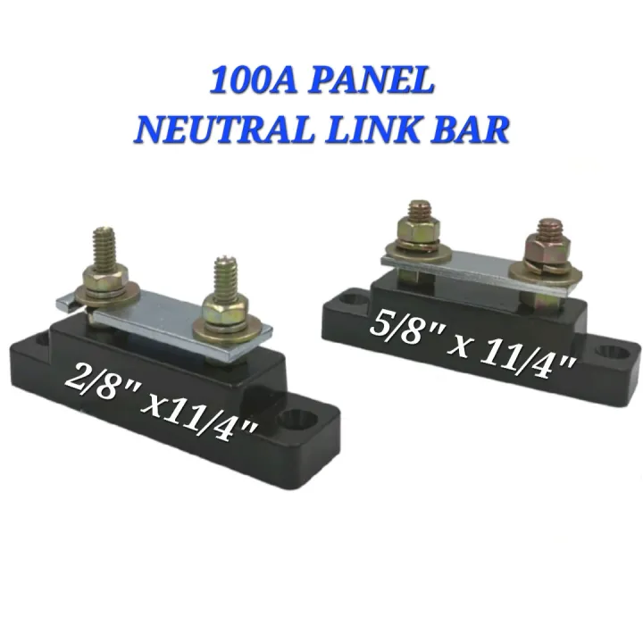 PANEL 100A NEUTRAL LINK BAR WITH BOLT & NUT Lazada