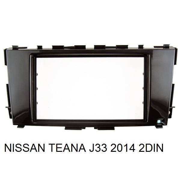 หน้ากากวิทยุ NISSAN TEANA (J33) ปี2014-2018 สำหรับเปลี่ยนเครื่องเล่น 2DIN7"_18cm (Audio-work product of Taiwan)