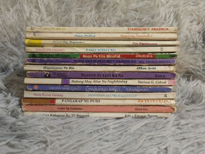 Old Tagalog Pocketbooks Springtime Romance, Nems, Purple Shadow ...