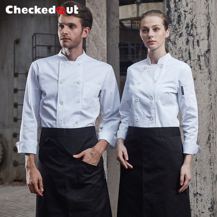 Chef overalls Chef uniforms, long-sleeved autumn and winter