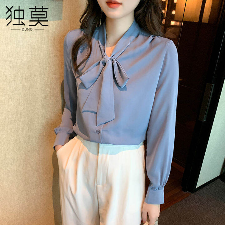 Neue Muster-Chiffon-Hemden 2023 Damen-Outfits Frühlingsstil-Hemden