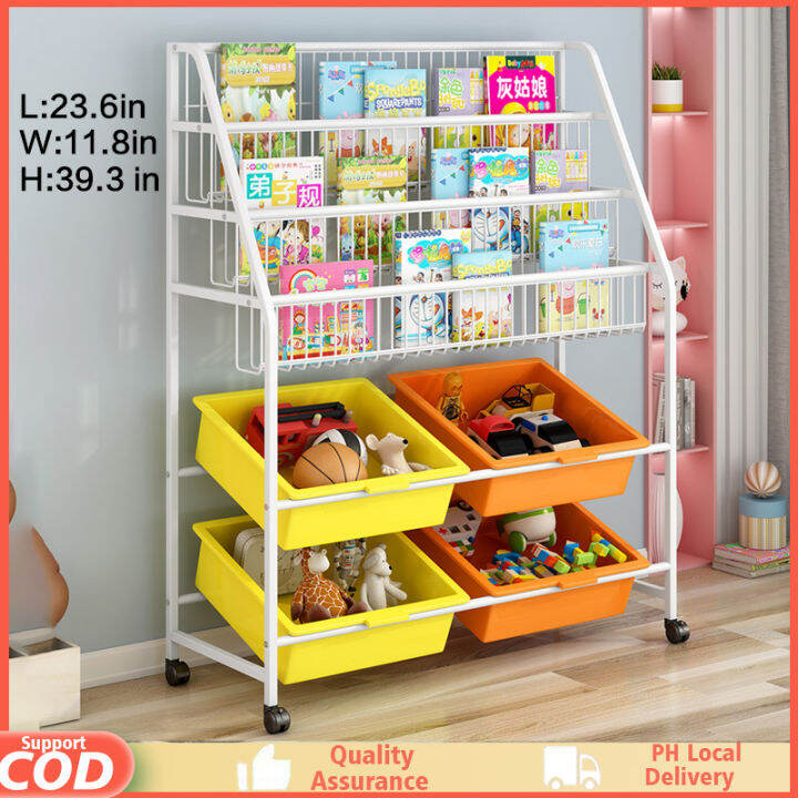 【COD】Local Delivery Children's Toys Storage Shelf Storage Box For