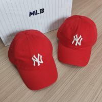 ❤แท้ ?% หมวก MLB N-Cover Slider Cap หมวกสีแดง logo NY  ❤️❤️
Free size ❤️❤️