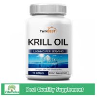 Antarctic Krill Oil 1000mg Per Serving 90 Softgels Twinbest