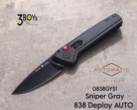 มีด Buck รุ่น 838 Deploy Auto Grey Knife  มีดอัตโนมัติแบบกดปุ่ม เปิดได้รวดเร็ว ใบมีดเหล็ก154 CM เคลือบ Cerakote กันการกัดกร่อน มีดรุ่นใหม่ของปี2023

ราคา  7,450 บาท

เมื่อความเร็วเป็นสิ่งสำคัญ การติดตั้งใบมีดขนาด 3 1/4" อย่างรวดเร็วบนมีดอัตโนมัติแบบกดปุ่ม