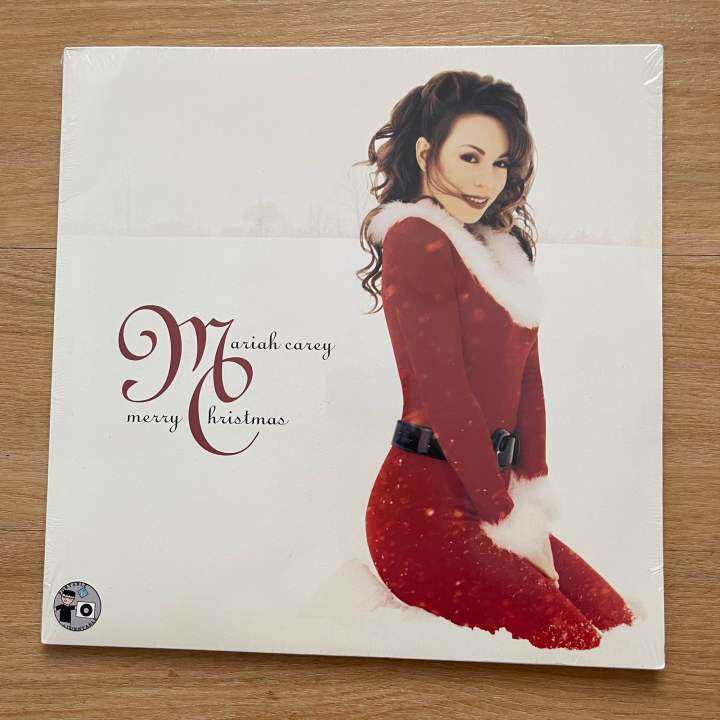 แผ่นเสียง-mariah-carey-merry-christmas-limited-edition-red-vinyl-usa-แผ่นเสียงมือหนึ่ง-ซีล