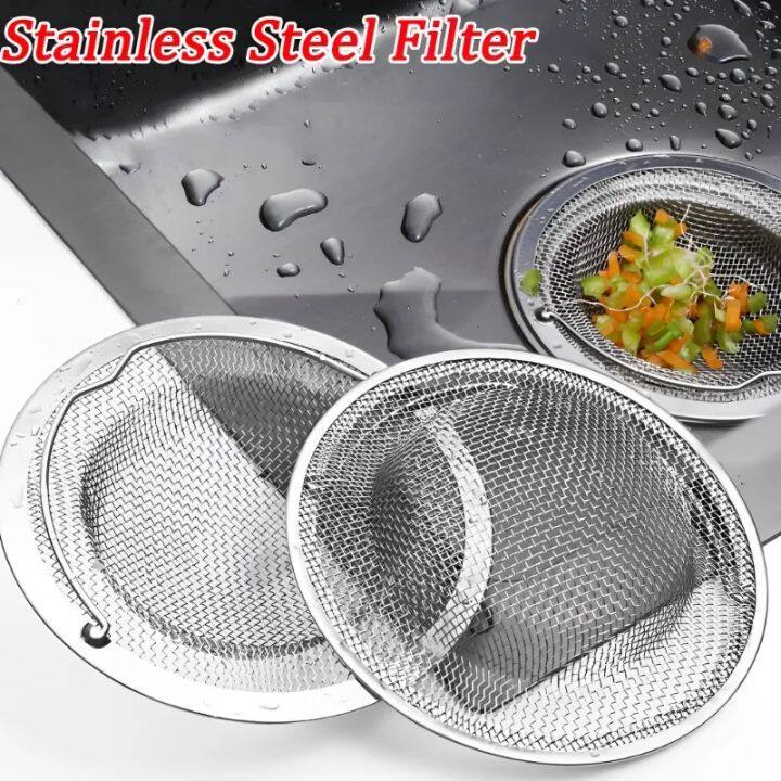 Round Shower Hair Catcher Soft Mesh Kitchen Sink Filter Strainer For Showers  Bathtubs Drain Hair Stopper