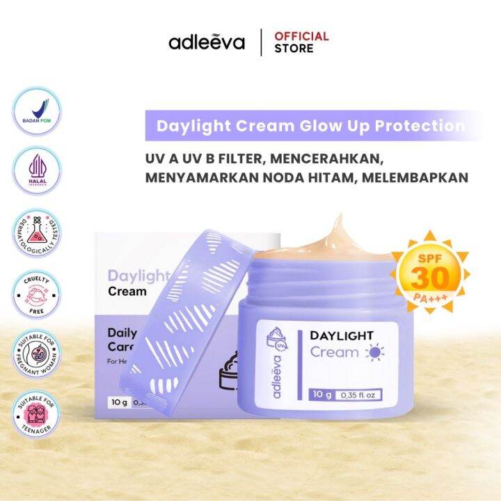 ADLEEVA Daylight Cream Glow Up Protection (With Spf 30 PA+++) Lazada