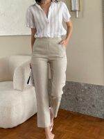 PLOWBRANDS-PC0014  Lady pant รูดซิปหลัง : รวมสี