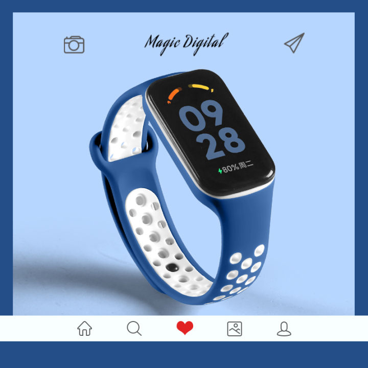 สายรัดข้อมือเหมาะสำหรับสายรัดข้อมือ-redmi-2สายรัดข้อมือ-redmi-2สายรัดข้อมือซิลิโคนสำหรับออกกำลังกายอัจฉริยะ-xiaomi-สำหรับผู้หญิงสายรัดข้อมือ-redmi-รุ่นที่2อุปกรณ์เสริมสายนาฬิกาแฟชั่นไอเดียสร้างสรรค์มี
