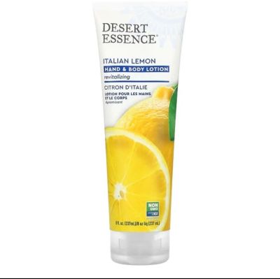 Desert Essence Hand and Body Lotion,Italian Lemon, (237 ml) ของแท้นำเข้าจากอเมริกา Exp. 01/26&nbsp;

ราคา 499 บาท