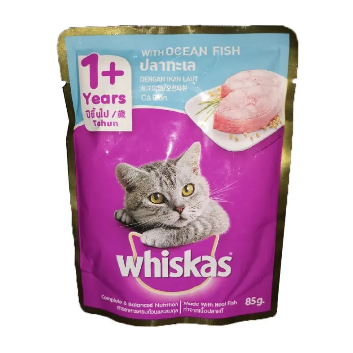 Whiskas Wet Adult / Kitten Cat Food Pouch 8085g Lazada PH