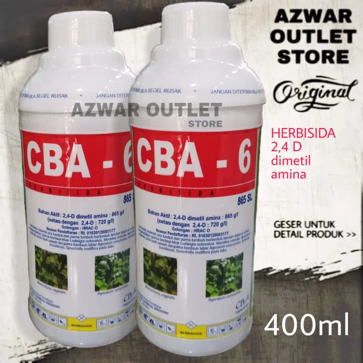 Herbisida CBA 6 865SL | Racun Rumput Gulma Daun Lebar Original | Lazada ...