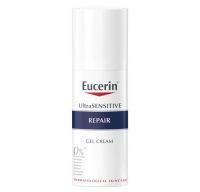 Eucerin UltraSENSITIVE REPAIR GEL CREAM 50 ML (ยูเซอริน ครีมบำรุงผิวสำหรับผิวแพ้ง่าย ลดผิวแห้ง แดง ระคาย)