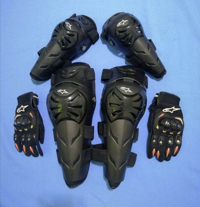 ALPINESTARS Knee Shin Guard with Full Gloves Lazada PH