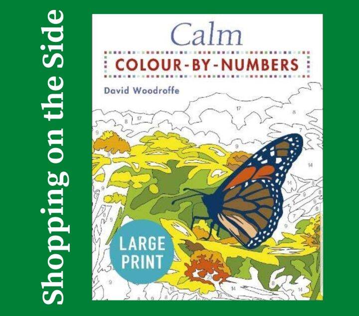 Calm Large Print Color By Number Adult Coloring Book | Lazada PH