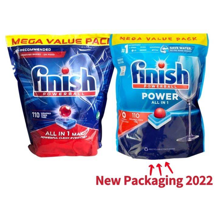 เก็บโค้ดส่งฟรี-finish-ฟินิช-powerball-power-all-in-1-all-in-1-max-dishwasher-tablets-20-42-94-110tabs-ผลิตภัณฑ์-ล้างจาน-ชนิดเม็ด-น้ำยาสำหรับเครื่องล้างจาน-110-เม็ด