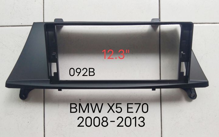 หน้ากาก วิทยุ BMW X5 E70 RHD ปี 2008 -2013 สำหรับเปลี่ยนจอ Android 12.3"