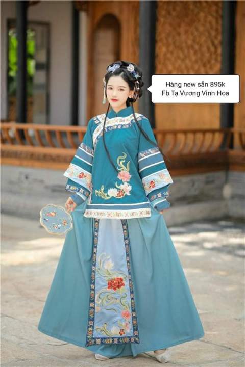 Trang phục cổ trang Trung Quốc Mãn Thanh tiểu thư đài các | Lazada.vn