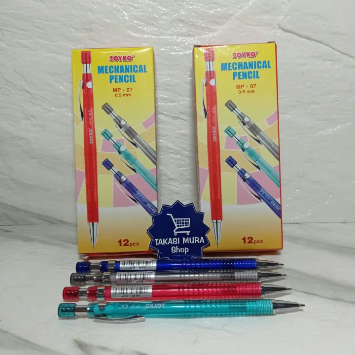 Pensil Mekanik Joyko Mp 07 Isi 12 Pcs 05 Mmmata Pensil Lancip