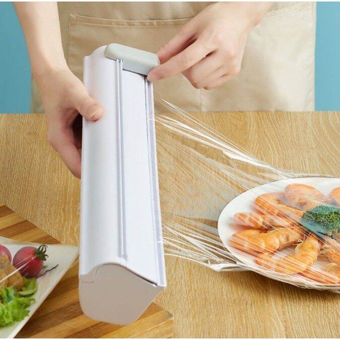 Cling Wrap Dispenser Cutter Food Preservative Film Cutter Lazada PH