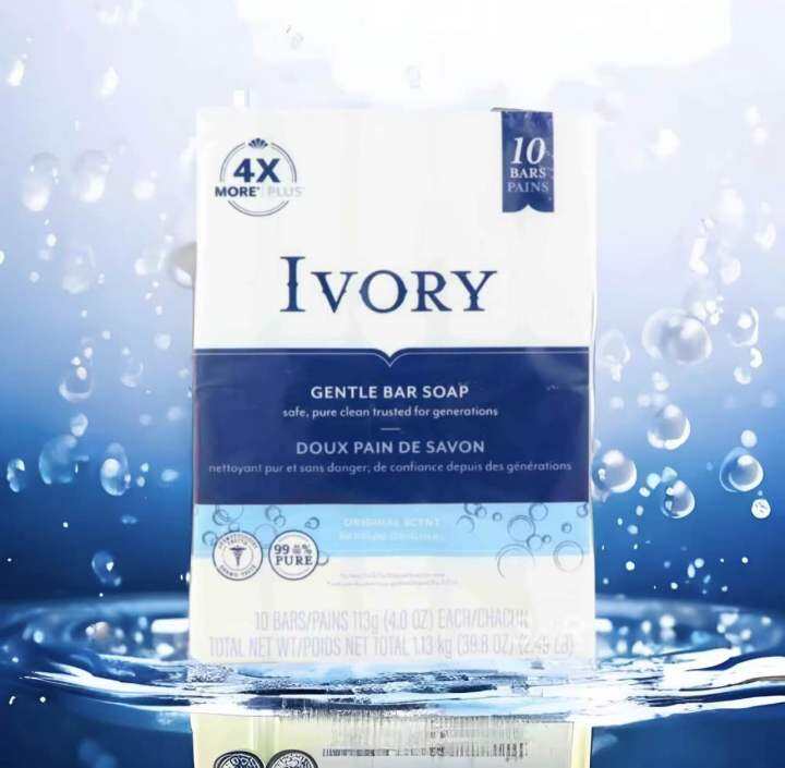 Ivory Bar Soap Original 10 Bars x 113g Lazada PH