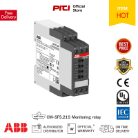 (Pre Order) ABB Current Monitoring Relay รุ่น CM-SFS.21S 24-240 VAC/DC รีเลย์ตรวจวัดกระแสไฟ 1 เฟส AC/DC, 3-30mA; 10-100mA; 0.1-1A