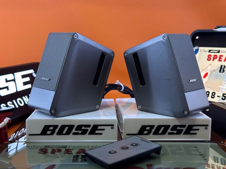 bose-m2-สภาพสวย-อุปกรณ์ครบ-รีโมท-อะแดปเตอร์boseแท้-ใช้ไฟ-100-240v