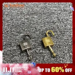 hermès padlock for kelly handbags, Birkin, Victoria, palladium 2keys and  dustbag Silver hardware Steel ref.234160 - Joli Closet