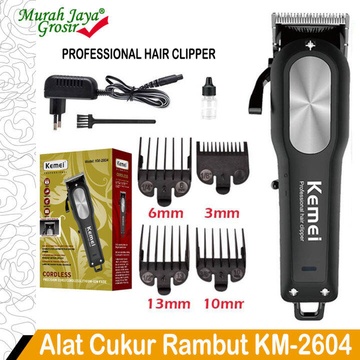 Alat Cukur Rambut Kemei Km 2604 Professional Hair Clipper Mesin