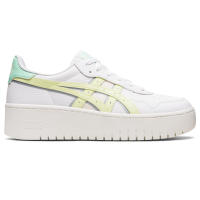 ASICS :  JAPAN S PF WOMEN SPORTSTYLE รองเท้า ผู้หญิง รองเท้าผ้าใบ รองเท้าแฟชั่น ของแท้  WHITE/HUDDLE YELLOW