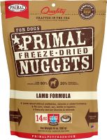 อาหารสุนัข Primal Freeze-Dried Nuggets สูตร Lamb ขนาด 397 g