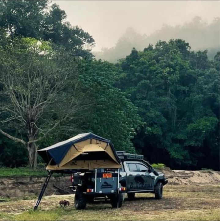 เต็นท์หลังคารถ-rooftop-tent-รุ่น-hybrid-ทรงหลังคาอ่อนที่เก็บง่าย-ง่ายง่ายที่สุด