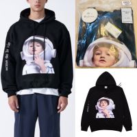 ?แท้?%ADLV BABY FACE HOODIE BLACK ASTRONAUT