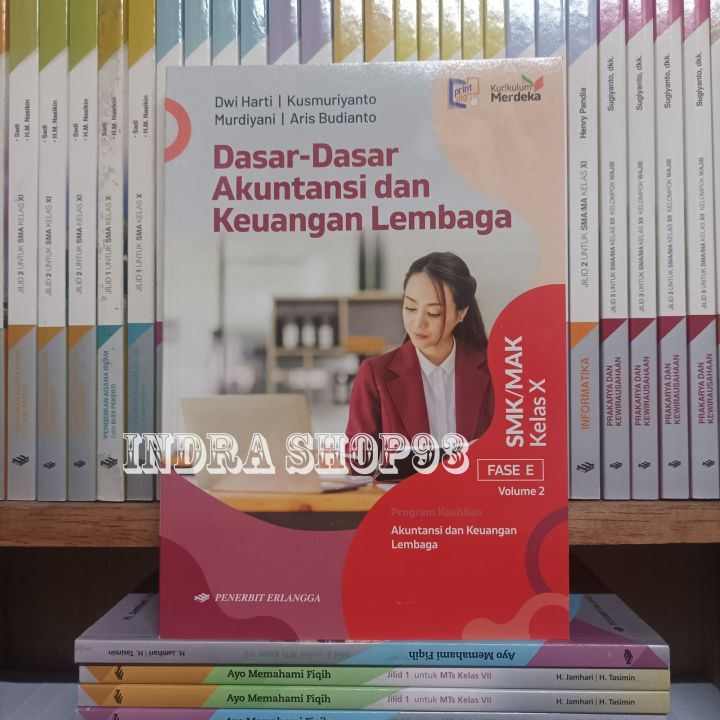 Buku Dasar Dasar Akuntansi Dan Keuangan Lembaga Volume 2 Kelas 1/X 10 ...