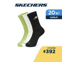 Skechers สเก็ตเชอร์ส ถุงเท้าหุ้มข้อยูนิเซ็กส์ Unisex Crew Sock  Accessory - P223U008-00CB